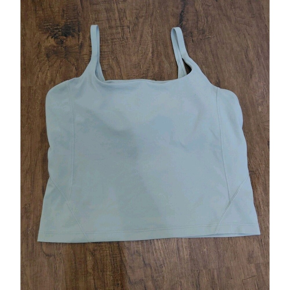 Lululemon Top Tank Women Size 10 Gym Training Athleisure Sportswear Light Sage